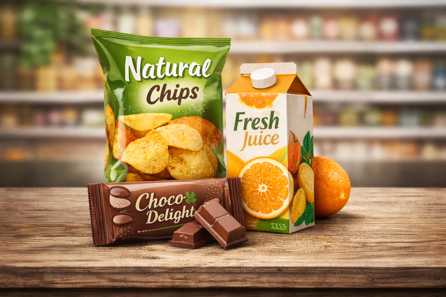 طباعة المنتجات الغذائية والسلع الاستهلاكية